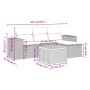 Garden sofa set with cushions 5 pieces beige synthetic rattan by , Garden sets - Ref: Foro24-3257746, Price: 336,65 €, Discou...