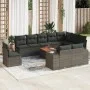 Set de sofás de jardín 11 pzas y cojines ratán sintético gris de , Conjuntos de jardín - Ref: Foro24-3225500, Precio: 649,65 ...