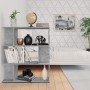 Betongraues Sperrholzregal 80x24x96cm von vidaXL, Bücherregale und Regale - Ref: Foro24-800085, Preis: 54,56 €, Rabatt: %