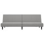 2-Sitzer-Schlafsofa aus hellgrauem Samt von , Sofas - Ref: Foro24-375926, Preis: 232,76 €, Rabatt: %