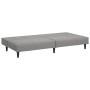 2-Sitzer-Schlafsofa aus hellgrauem Samt von , Sofas - Ref: Foro24-375926, Preis: 232,76 €, Rabatt: %