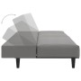 2 seater light gray velvet sofa bed by , Sofas - Ref: Foro24-375926, Price: 232,76 €, Discount: %