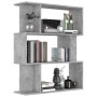 Betongraues Sperrholzregal 80x24x96cm von vidaXL, Bücherregale und Regale - Ref: Foro24-800085, Preis: 54,56 €, Rabatt: %