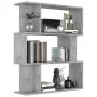 Estantería madera contrachapada gris hormigón 80x24x96cm de vidaXL, Librerías y estanterías - Ref: Foro24-800085, Precio: 53,...