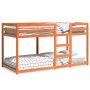 Etagenbett aus massivem, wachsbraunem Kiefernholz, 90 x 200 cm von , Betten und Lattenroste - Ref: Foro24-3214874, Preis: 151...