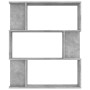 Betongraues Sperrholzregal 80x24x96cm von vidaXL, Bücherregale und Regale - Ref: Foro24-800085, Preis: 54,56 €, Rabatt: %