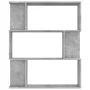 Estantería madera contrachapada gris hormigón 80x24x96cm de vidaXL, Librerías y estanterías - Ref: Foro24-800085, Precio: 53,...