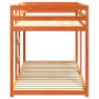 Etagenbett aus massivem, wachsbraunem Kiefernholz, 90 x 200 cm von , Betten und Lattenroste - Ref: Foro24-3214874, Preis: 151...
