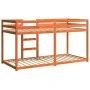 Etagenbett aus massivem, wachsbraunem Kiefernholz, 90 x 200 cm von , Betten und Lattenroste - Ref: Foro24-3214874, Preis: 159...