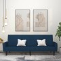2 seater blue velvet sofa bed by , Sofas - Ref: Foro24-375773, Price: 275,80 €, Discount: %