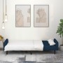 2 seater blue velvet sofa bed by , Sofas - Ref: Foro24-375773, Price: 275,80 €, Discount: %