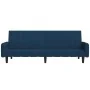 2-Sitzer-Schlafsofa aus blauem Samt von , Sofas - Ref: Foro24-375773, Preis: 271,03 €, Rabatt: %