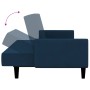 2 seater blue velvet sofa bed by , Sofas - Ref: Foro24-375773, Price: 275,80 €, Discount: %