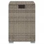 Gray rattan covered table for propane cylinder 40x40x60 cm by , Garden tables - Ref: Foro24-366296, Price: 74,04 €, Discount: %