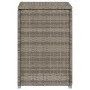 Gray rattan covered table for propane cylinder 40x40x60 cm by , Garden tables - Ref: Foro24-366296, Price: 74,04 €, Discount: %