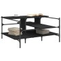 Mesa de centro madera de ingeniería negro 100x100x48,5 cm de , Mesas de centro - Ref: Foro24-842311, Precio: 80,76 €, Descuen...