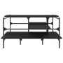 Black engineered wood coffee table 100x100x48.5 cm by , Coffee table - Ref: Foro24-842311, Price: 79,74 €, Discount: %
