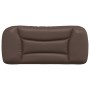 Brown synthetic leather padded headboard 80 cm by , Headboards and footboards - Ref: Foro24-374534, Price: 36,83 €, Discount: %