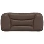 Brown synthetic leather padded headboard 80 cm by , Headboards and footboards - Ref: Foro24-374534, Price: 36,48 €, Discount: %
