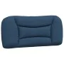 Cabecero de cama acolchado tela azul 90 cm de , Cabeceros y pies de cama - Ref: Foro24-374543, Precio: 70,45 €, Descuento: %