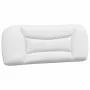 Cabecero de cama acolchado cuero sintético blanco 100 cm de , Cabeceros y pies de cama - Ref: Foro24-374557, Precio: 51,16 €,...