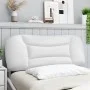 Cabecero de cama acolchado cuero sintético blanco 100 cm de , Cabeceros y pies de cama - Ref: Foro24-374557, Precio: 51,16 €,...