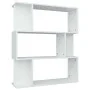 Plywood white shelf/divider 80x24x96 cm by vidaXL, Bookcases and shelves - Ref: Foro24-800081, Price: 49,92 €, Discount: %