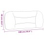 Weißes gepolstertes Bettkopfteil aus Kunstleder, 100 cm von , Kopf- und Fußteile - Ref: Foro24-374557, Preis: 51,78 €, Rabatt: %