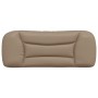 Cappuccino synthetic leather padded bed headboard 100 cm by , Headboards and footboards - Ref: Foro24-374560, Price: 36,25 €,...