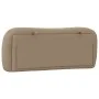 Cappuccino synthetic leather padded bed headboard 100 cm by , Headboards and footboards - Ref: Foro24-374560, Price: 35,96 €,...