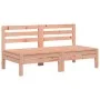 Garden sofas without armrests 2 pcs solid wood Douglas by , Modular outdoor sofas - Ref: Foro24-838003, Price: 91,43 €, Disco...