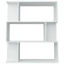 Plywood white shelf/divider 80x24x96 cm by vidaXL, Bookcases and shelves - Ref: Foro24-800081, Price: 49,92 €, Discount: %