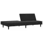 Sofá cama de 2 plazas terciopelo negro de , Sofás - Ref: Foro24-375932, Precio: 235,08 €, Descuento: %