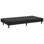 Sofá cama de 2 plazas terciopelo negro de , Sofás - Ref: Foro24-375932, Precio: 235,08 €, Descuento: %