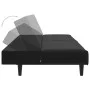 Sofá cama de 2 plazas terciopelo negro de , Sofás - Ref: Foro24-375932, Precio: 235,08 €, Descuento: %