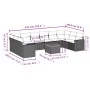 11-piece garden sofa set and gray synthetic rattan cushions by , Modular outdoor sofas - Ref: Foro24-3224296, Price: 630,05 €...