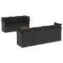 8-piece garden sofa set and black synthetic rattan cushions by , Garden sets - Ref: Foro24-3223500, Price: 523,58 €, Discount: %