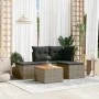 Garden sofa set with cushions 5 pieces gray synthetic rattan by , Garden sets - Ref: Foro24-3223589, Price: 246,99 €, Discoun...