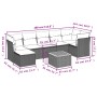 Gartensofa-Set mit beigen Kissen 8 Stück PE-Rattan von , Gartensets - Ref: Foro24-3223755, Preis: 490,20 €, Rabatt: %