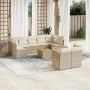Juego de sofás jardín con cojines beige 10 pzas ratán sintético de , Conjuntos de jardín - Ref: Foro24-3223811, Precio: 654,8...