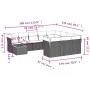 11-piece garden sofa set with beige synthetic rattan cushions by , Garden sets - Ref: Foro24-3223847, Price: 654,65 €, Discou...