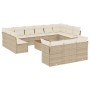 14-piece garden sofa set with beige synthetic rattan cushions by , Garden sets - Ref: Foro24-3223923, Price: 902,13 €, Discou...