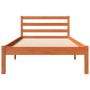 Estructura de cama madera maciza de pino marrón cera 90x190 cm de , Camas y somieres - Ref: Foro24-844138, Precio: 69,95 €, D...