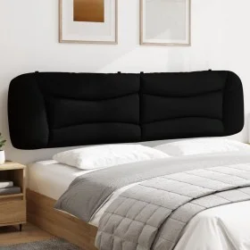 Gepolstertes Kopfteil aus schwarzem Stoff, 200 cm von , Kopf- und Fußteile - Ref: Foro24-374618, Preis: 83,21 €, Rabatt: %