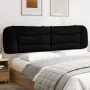 Gepolstertes Kopfteil aus schwarzem Stoff, 200 cm von , Kopf- und Fußteile - Ref: Foro24-374618, Preis: 83,49 €, Rabatt: %
