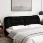 Gepolstertes Kopfteil aus schwarzem Stoff, 200 cm von , Kopf- und Fußteile - Ref: Foro24-374618, Preis: 83,49 €, Rabatt: %