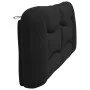 Gepolstertes Kopfteil aus schwarzem Stoff, 200 cm von , Kopf- und Fußteile - Ref: Foro24-374618, Preis: 83,49 €, Rabatt: %