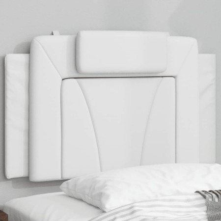 Weißes gepolstertes Bettkopfteil aus Kunstleder, 90 cm von , Kopf- und Fußteile - Ref: Foro24-374768, Preis: 43,81 €, Rabatt: %