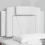 White synthetic leather padded bed headboard 90 cm by , Headboards and footboards - Ref: Foro24-374768, Price: 43,08 €, Disco...