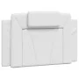 White synthetic leather padded bed headboard 90 cm by , Headboards and footboards - Ref: Foro24-374768, Price: 43,08 €, Disco...